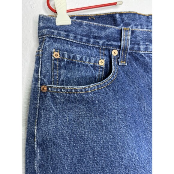 Vintage Levis 501XX Jeans Mens 33x29 Blue USA 90’s Distressed #552 *See Pics* - Picture 6 of 16